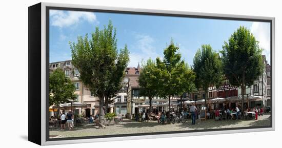 Market Place, Place Du Marche Gayot, Strasbourg, Bas-Rhin, Alsace, France-null-Framed Premier Image Canvas