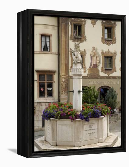 Market Platz, Berchtesgaden, Bavaria, Germany, Europe-Gary Cook-Framed Premier Image Canvas