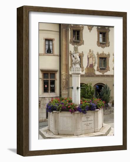 Market Platz, Berchtesgaden, Bavaria, Germany, Europe-Gary Cook-Framed Photographic Print