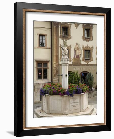 Market Platz, Berchtesgaden, Bavaria, Germany, Europe-Gary Cook-Framed Photographic Print