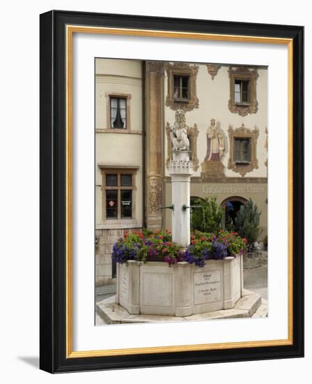 Market Platz, Berchtesgaden, Bavaria, Germany, Europe-Gary Cook-Framed Photographic Print