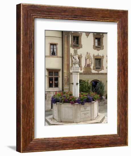 Market Platz, Berchtesgaden, Bavaria, Germany, Europe-Gary Cook-Framed Photographic Print