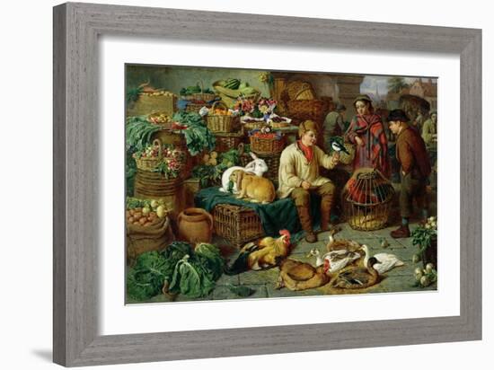 Market Scene-Henry Charles Bryant-Framed Giclee Print