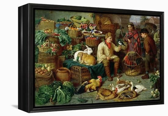 Market Scene-Henry Charles Bryant-Framed Premier Image Canvas