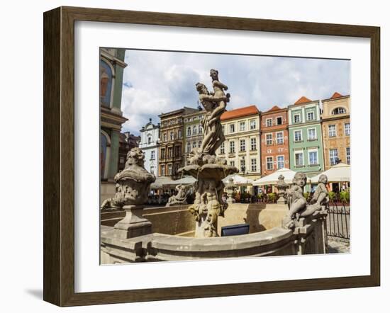 Market Square and Fountain of Proserpine, Old Town, Poznan, Greater Poland, Poland, Europe-Karol Kozlowski-Framed Photographic Print