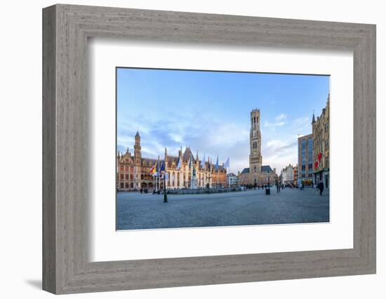 Market Square and the Belfry-G&M-Framed Photographic Print