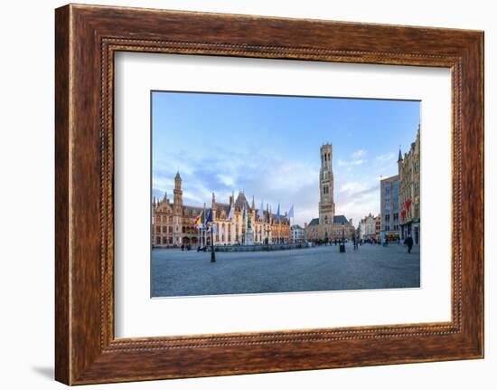 Market Square and the Belfry-G&M-Framed Photographic Print