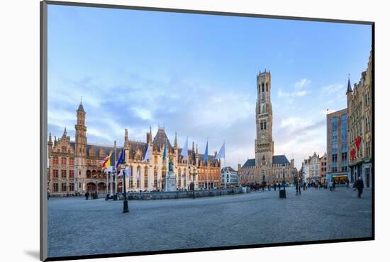 Market Square and the Belfry-G&M-Mounted Photographic Print