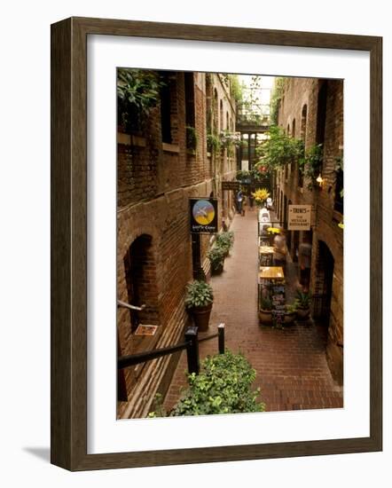 Market Square District in Omaha, Nebraska, USA-Chuck Haney-Framed Photographic Print