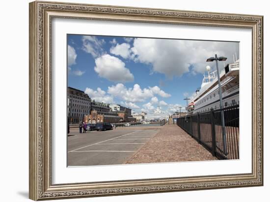 Market Square, Helsinki, Finland, 2011-Sheldon Marshall-Framed Photographic Print