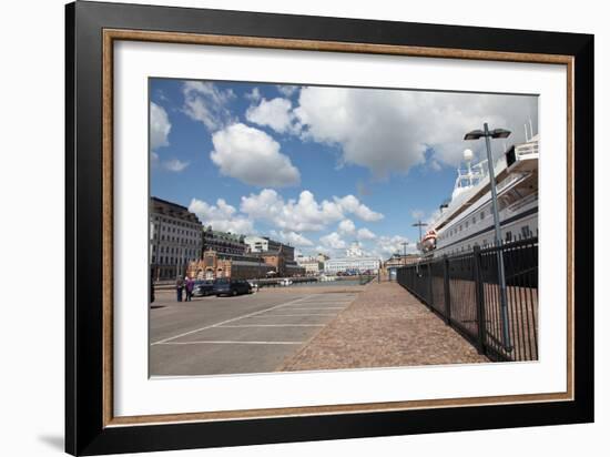 Market Square, Helsinki, Finland, 2011-Sheldon Marshall-Framed Photographic Print