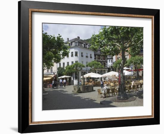 Market Square, Idar Oberstein, Famous for Gem Stones, on River Nahe, Rhineland Palatinate, Germany-James Emmerson-Framed Photographic Print