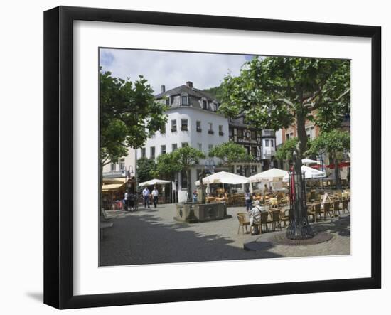 Market Square, Idar Oberstein, Famous for Gem Stones, on River Nahe, Rhineland Palatinate, Germany-James Emmerson-Framed Photographic Print
