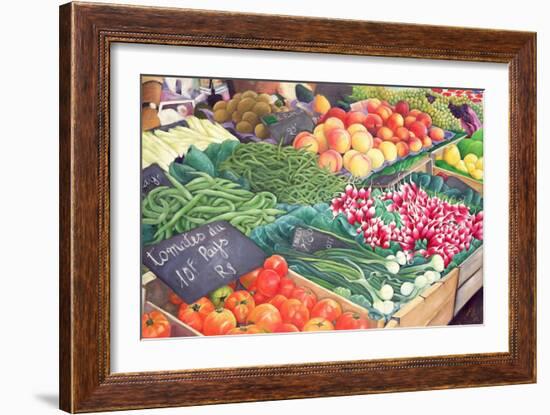 Market Stall, 1999-Peter Breeden-Framed Giclee Print