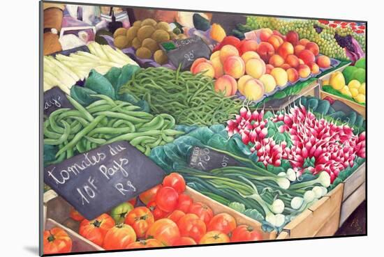 Market Stall, 1999-Peter Breeden-Mounted Giclee Print