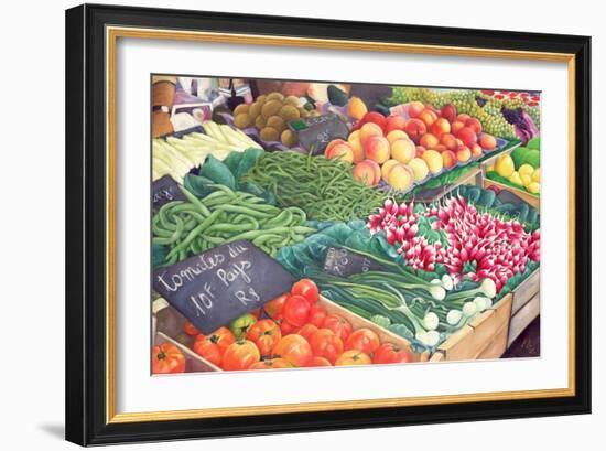 Market Stall, 1999-Peter Breeden-Framed Giclee Print