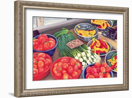 Market Stall-Peter Breeden-Framed Giclee Print