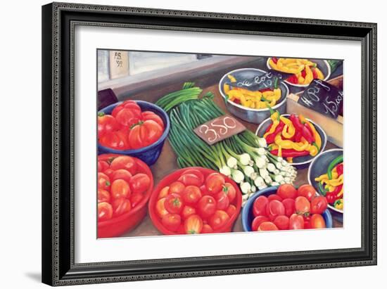 Market Stall-Peter Breeden-Framed Giclee Print