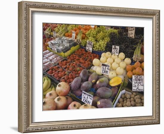 Market Stalls, Portobello Road, London, England-Inger Hogstrom-Framed Photographic Print