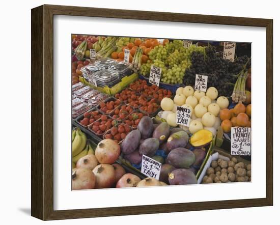 Market Stalls, Portobello Road, London, England-Inger Hogstrom-Framed Photographic Print