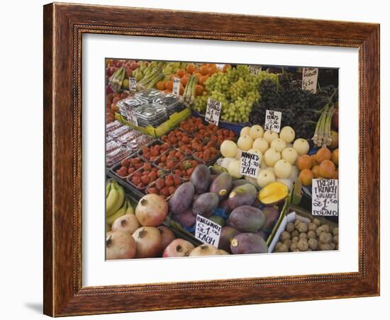 Market Stalls, Portobello Road, London, England-Inger Hogstrom-Framed Photographic Print