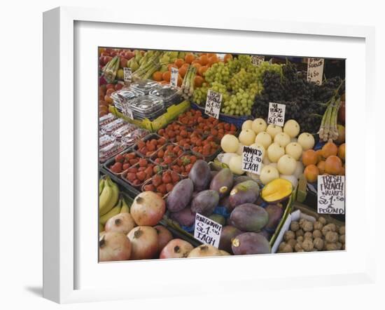 Market Stalls, Portobello Road, London, England-Inger Hogstrom-Framed Photographic Print
