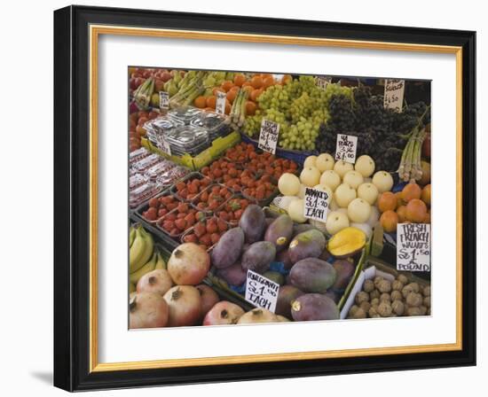 Market Stalls, Portobello Road, London, England-Inger Hogstrom-Framed Photographic Print