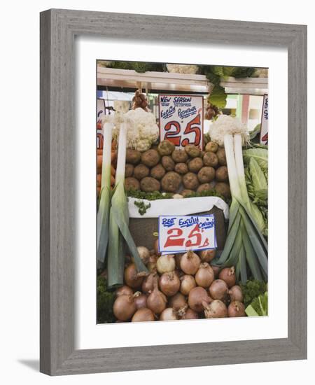 Market Stalls, Portobello Road, London, England-Inger Hogstrom-Framed Photographic Print