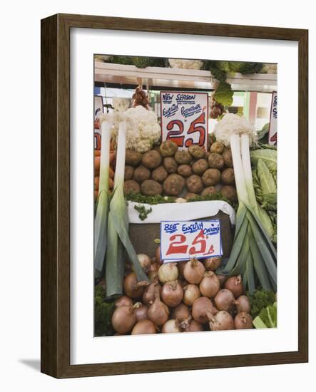 Market Stalls, Portobello Road, London, England-Inger Hogstrom-Framed Photographic Print