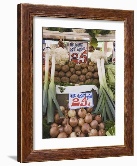 Market Stalls, Portobello Road, London, England-Inger Hogstrom-Framed Photographic Print