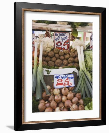 Market Stalls, Portobello Road, London, England-Inger Hogstrom-Framed Photographic Print