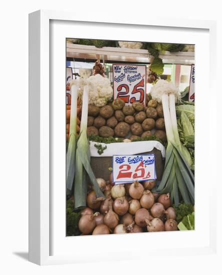 Market Stalls, Portobello Road, London, England-Inger Hogstrom-Framed Photographic Print