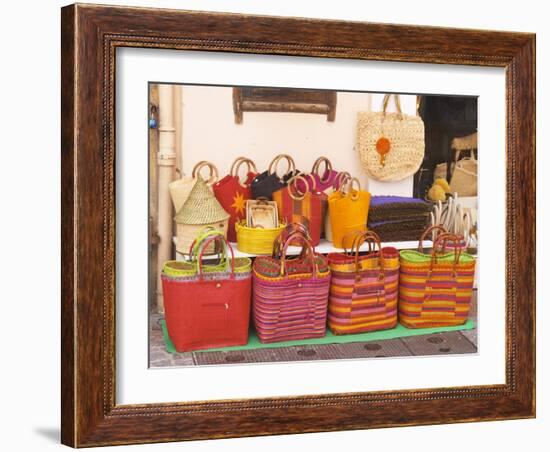 Market Stalls, Sanary, Var, Cote d'Azur, France-Per Karlsson-Framed Photographic Print