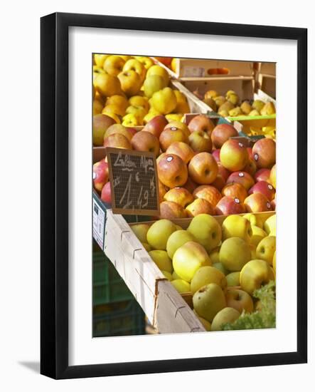 Market Stalls with Produce, Sanary, Var, Cote d'Azur, France-Per Karlsson-Framed Photographic Print