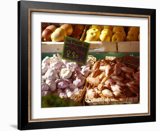 Market Stalls with Produce, Sanary, Var, Cote d'Azur, France-Per Karlsson-Framed Photographic Print