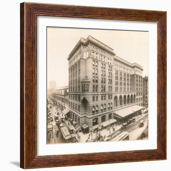 Market Street at 12th, 1912-William Herman Rau-Framed Photographic Print