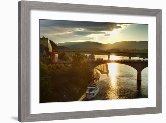 Market Street Bridge, Chattanooga, Tennessee, United States of America, North America-Richard Cummins-Framed Photographic Print