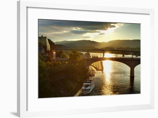 Market Street Bridge, Chattanooga, Tennessee, United States of America, North America-Richard Cummins-Framed Photographic Print