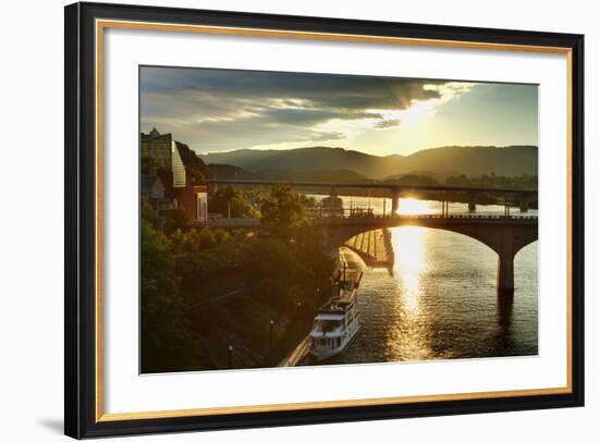 Market Street Bridge, Chattanooga, Tennessee, United States of America, North America-Richard Cummins-Framed Photographic Print