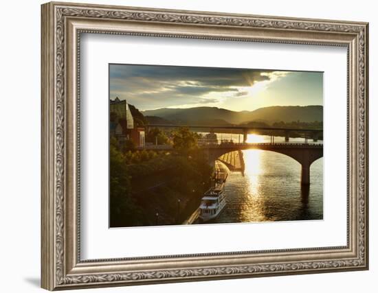 Market Street Bridge, Chattanooga, Tennessee, United States of America, North America-Richard Cummins-Framed Photographic Print