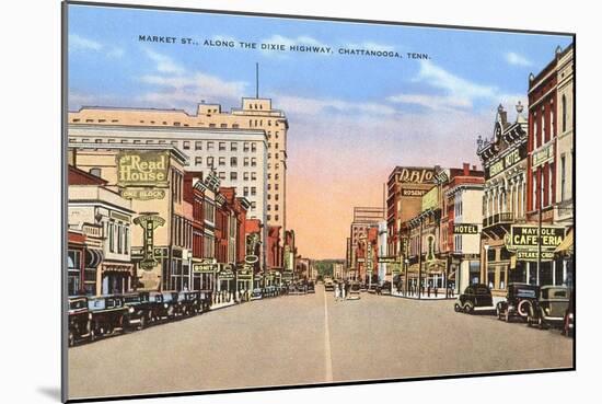 Market Street, Chattanooga, Tennessee-null-Mounted Art Print