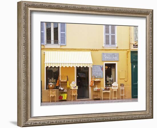 Market Street Flea Market, Sanary, Var, Cote d'Azur, France-Per Karlsson-Framed Photographic Print