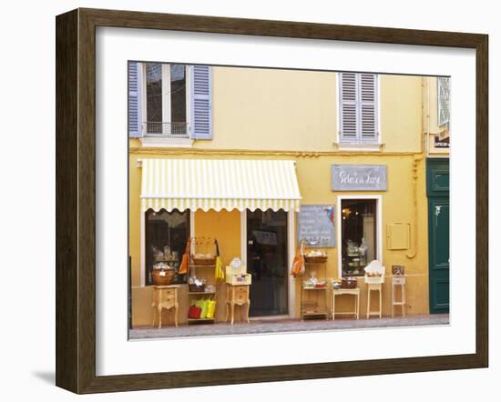 Market Street Flea Market, Sanary, Var, Cote d'Azur, France-Per Karlsson-Framed Photographic Print