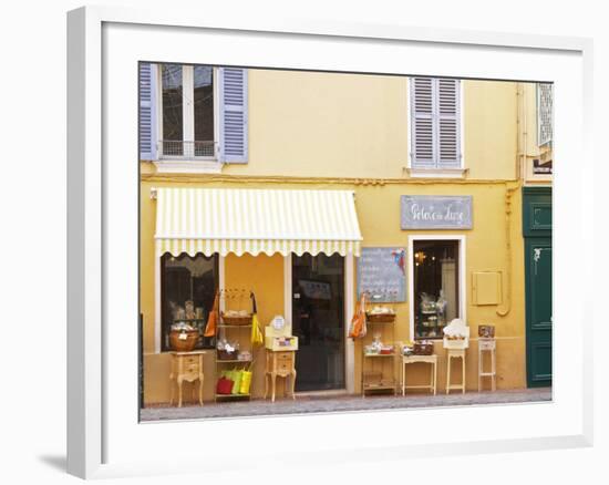 Market Street Flea Market, Sanary, Var, Cote d'Azur, France-Per Karlsson-Framed Photographic Print