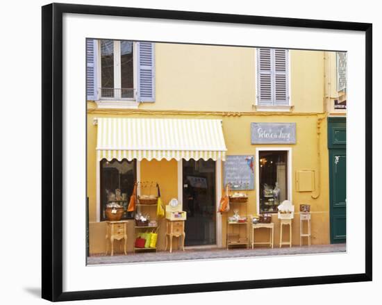 Market Street Flea Market, Sanary, Var, Cote d'Azur, France-Per Karlsson-Framed Photographic Print