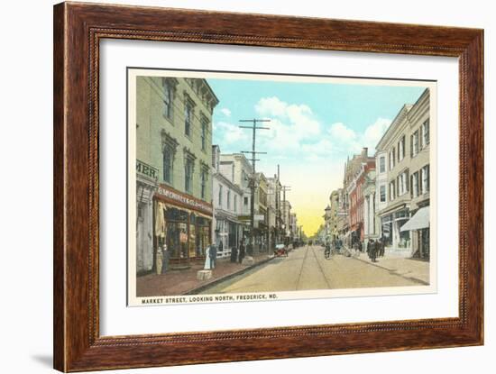 Market Street, Frederick, Maryland-null-Framed Art Print