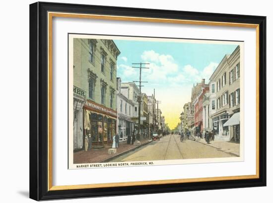 Market Street, Frederick, Maryland-null-Framed Art Print