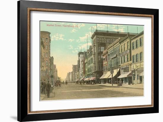 Market Street, Harrisburg, Pennsylvania-null-Framed Art Print