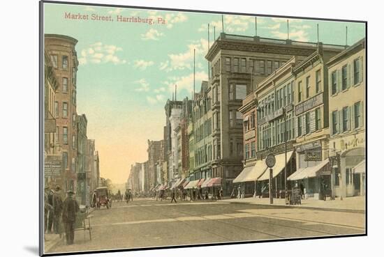 Market Street, Harrisburg, Pennsylvania-null-Mounted Art Print