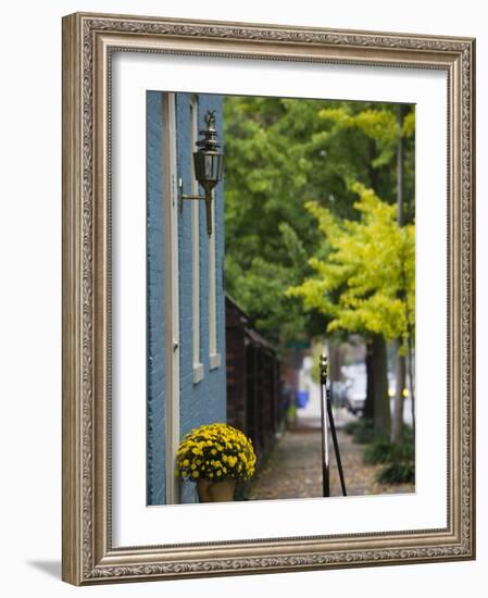 Market Street Historic Houses, Lexington, Kentucky-Walter Bibikow-Framed Photographic Print